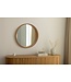 Invicta Interior Wandspiegel PORTRET 70 cm rond eikenhoutfineer - 48257