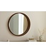 Invicta Interior Wandspiegel PORTRET 70 cm rond met walnoothouten fineer - 48256
