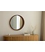 Invicta Interior Wandspiegel PORTRET 70 cm rond met walnoothouten fineer - 48256