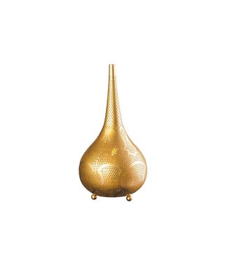 Invicta Interior Vloerlamp ORIENT LIVING 50 cm ijzer met gouden decoratie - 44898