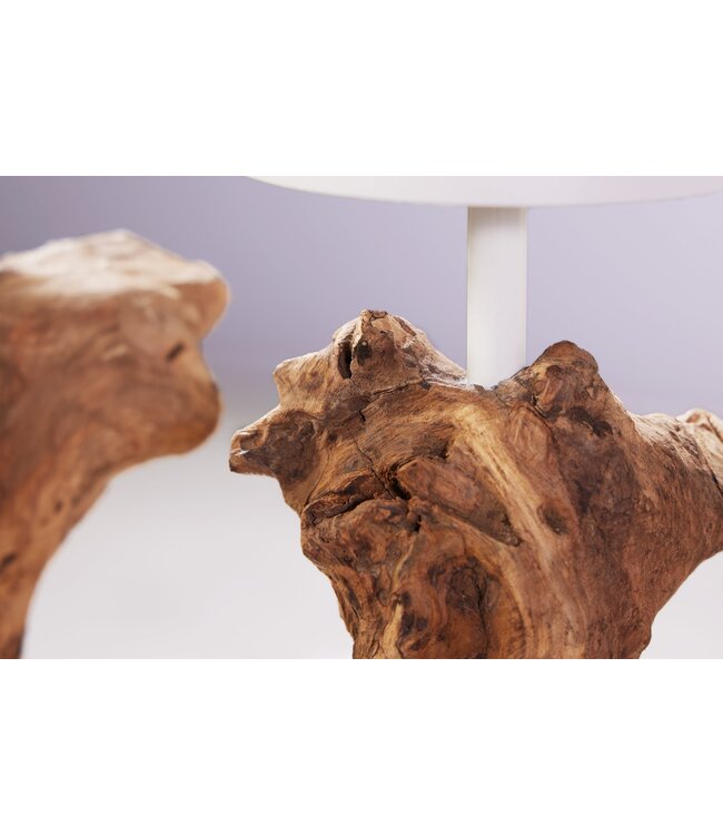 Invicta Interior LED-tafellamp op batterijen HYPNOTIC TO GO 30 cm wit naturel oplaadbaar met touchdimmer snoerloos - 44099