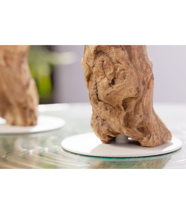 Invicta Interior LED-tafellamp op batterijen HYPNOTIC TO GO 30 cm wit naturel oplaadbaar met touchdimmer snoerloos - 44099