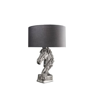 Invicta Interior Tafellamp CABALLO zilver zonder lampenkap - 43624