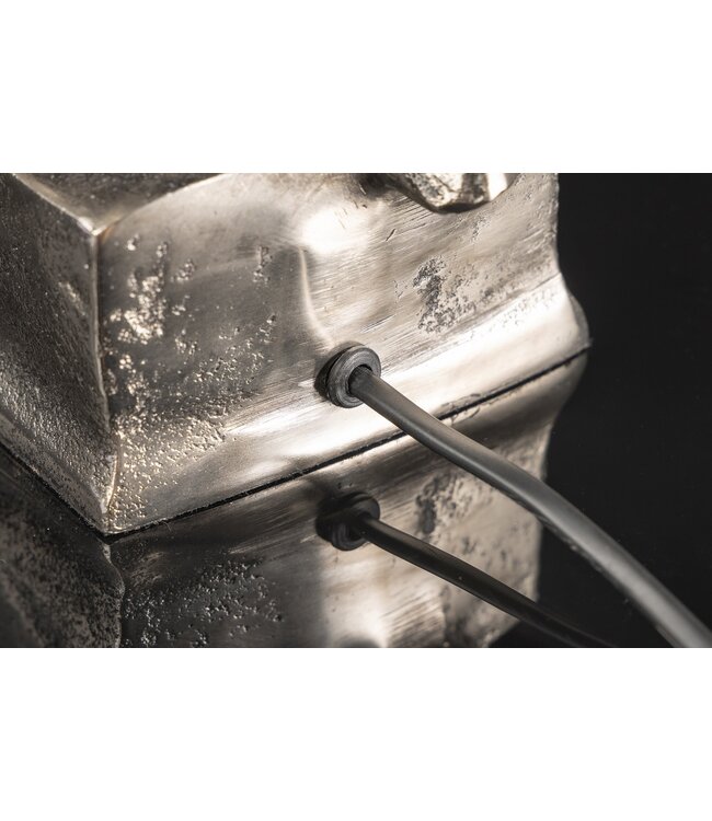 Invicta Interior Tafellamp CABALLO zilver zonder lampenkap - 43624