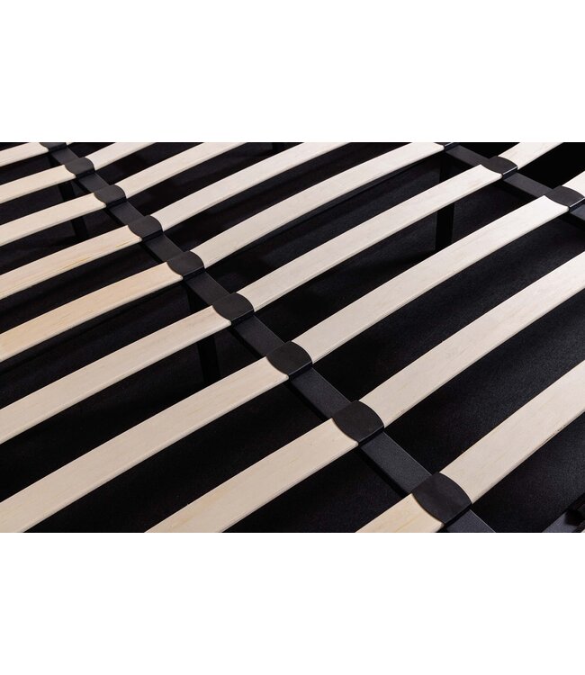 Invicta Interior Bed PARIS 160x200cm CHESTERFIELD-look fluweel champagnebeige met opbergruimte - 48075