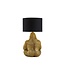 Invicta Interior Tafellamp KING APE 55 cm met goudkleurige en zwarte kap - 48026