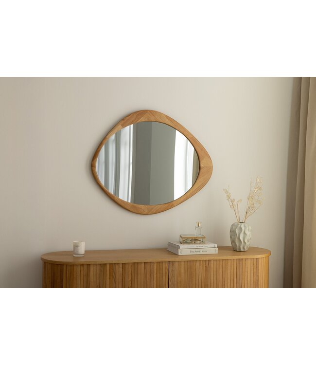 Invicta Interior ORGANIC wandspiegel 90 cm massief hout eikenhoutlook - 48244
