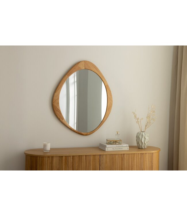 Invicta Interior ORGANIC wandspiegel 90 cm massief hout eikenhoutlook - 48244