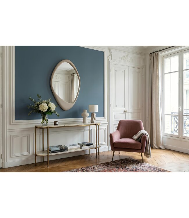 Invicta Interior Wandspiegel ORGANIC 90cm grijsbeige - 48129