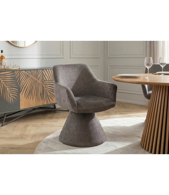 Invicta Interior Draaistoel AMBIENTO 180° met armleuningen en automatische terugkeerfunctie - 70017