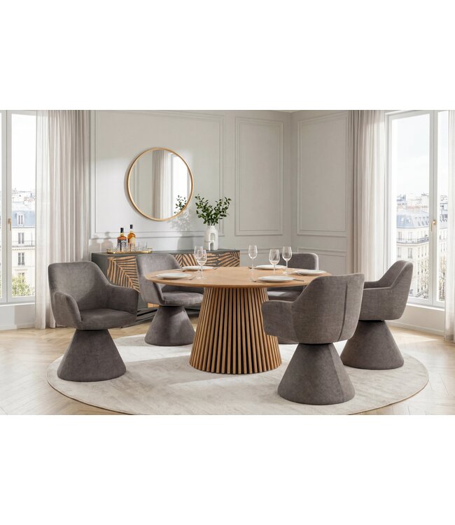 Invicta Interior Draaistoel AMBIENTO 180° met armleuningen en automatische terugkeerfunctie - 70017