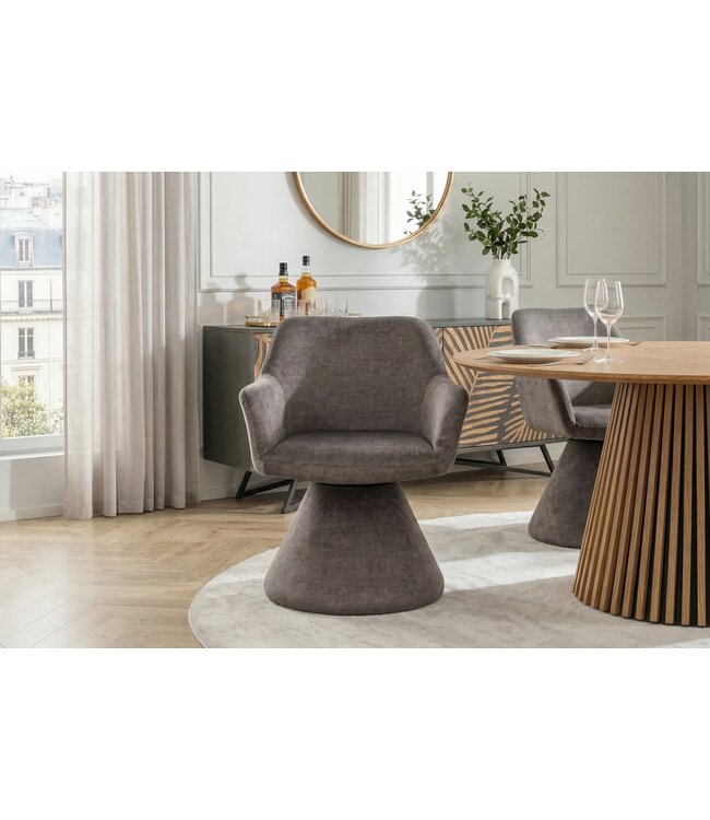 Invicta Interior Draaistoel AMBIENTO 180° met armleuningen en automatische terugkeerfunctie - 70017