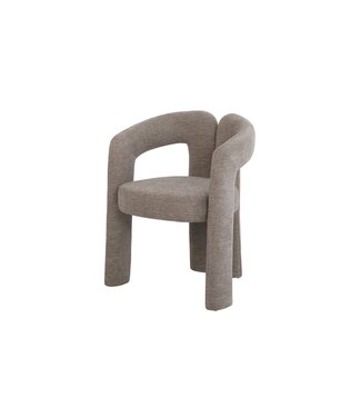 Invicta Interior Stoel ARCH greige teddyfleece fauteuil - 70011