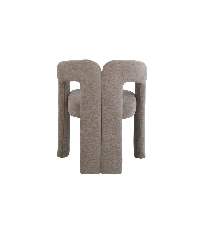 Invicta Interior Stoel ARCH greige teddyfleece fauteuil - 70011