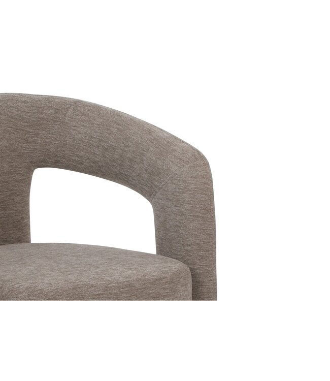 Invicta Interior Stoel ARCH greige teddyfleece fauteuil - 70011