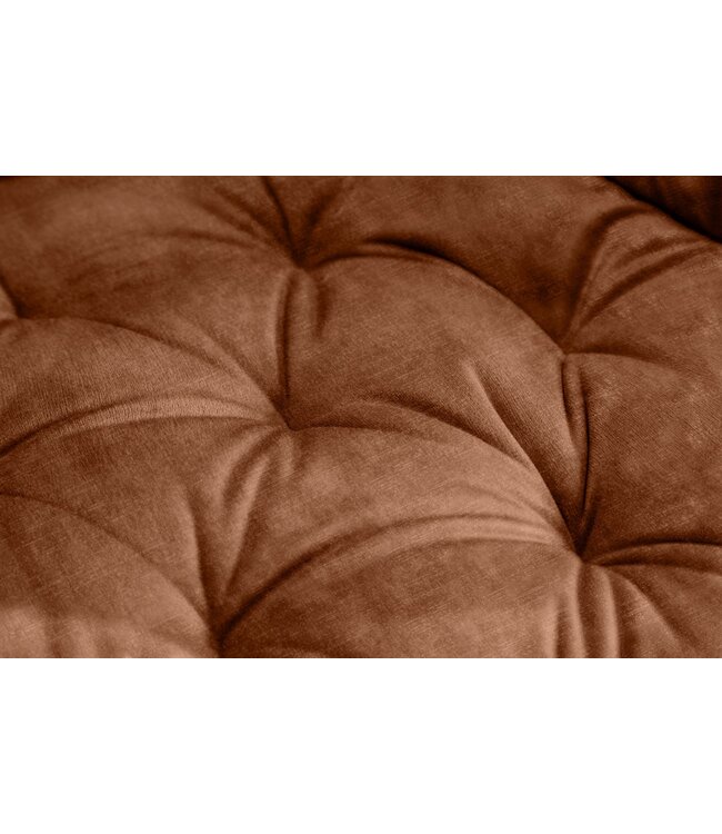 Invicta Interior Draaistoel THE DUTCH COMFORT, 180° draaibaar, met armleuningen, fluweel, roestbruin. - 46667