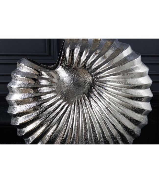 Invicta Interior Tafellampframe SHELL zilver zonder lampenkap - 42736