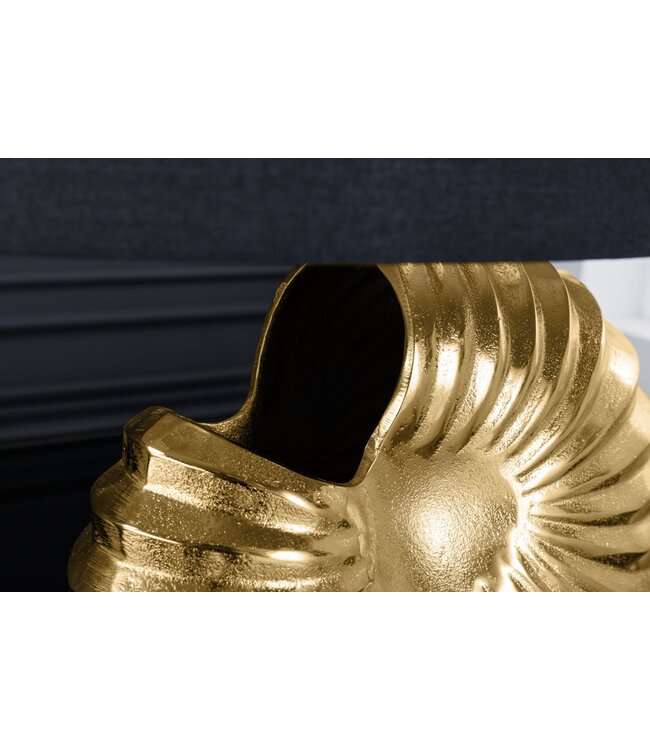 Invicta Interior Tafellampframe SHELL goud - 42737