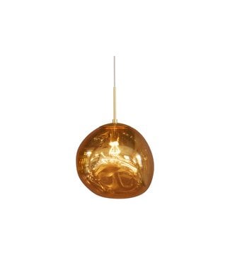 Invicta Interior Hanglamp LIQUID DIAMOND 35cm glas goud - 46017