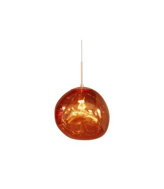 Invicta Interior Hanglamp LIQUID DIAMOND 35 cm glas koper - 46018