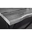 Invicta Interior Bartafel WILD, 120 cm tafelblad, 40 mm X-poten, wilde eikenlook, grijs - 47635