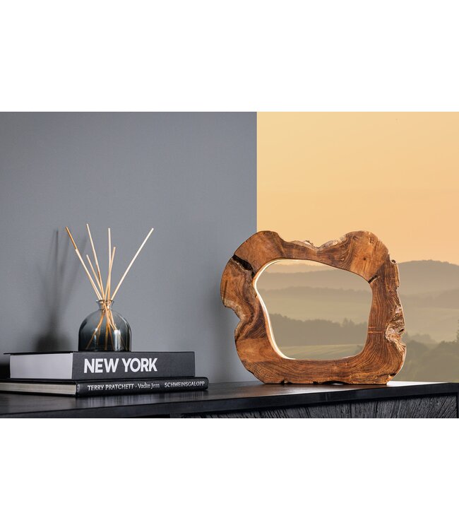 Invicta Interior Tafellamp ORGANIC ARTWORK 45cm LED-strips naturel - 44684