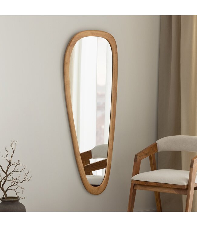 Invicta Interior Wandspiegel ORGANIC 165 cm massief hout eikenhoutlook - 48249