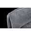 Invicta Interior Draaistoel BIG GEORGE met armleuningen van grijze chenillestof, draaibaar. - 47519
