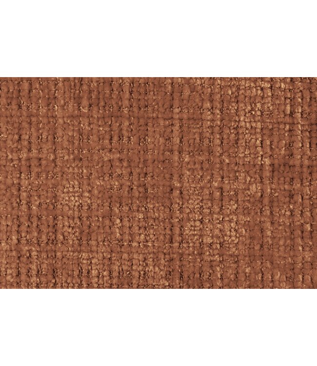 Invicta Interior Draaistoel BIG GEORGE met armleuningen van roestbruine chenillestof, draaibaar - 47520