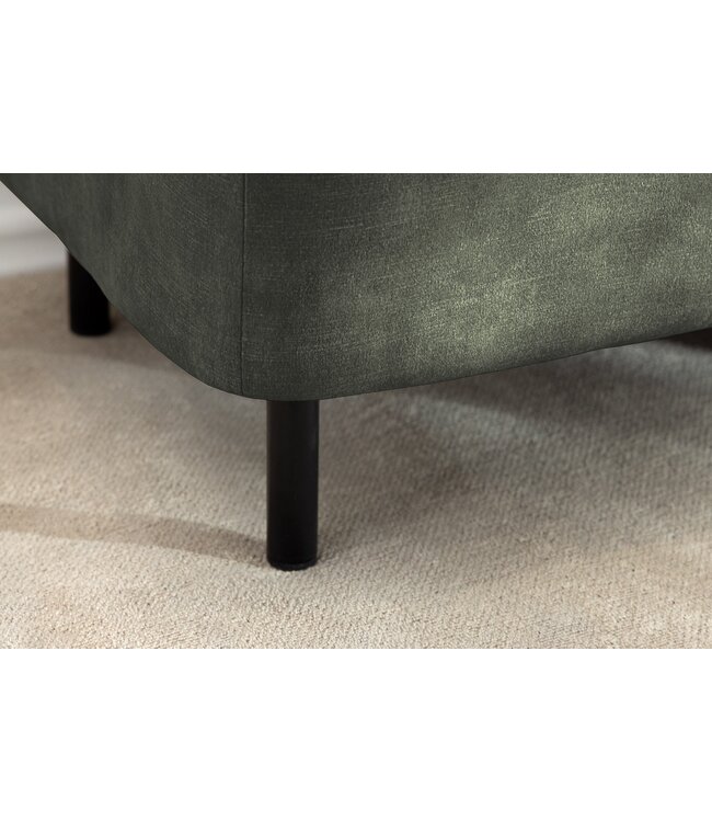 Invicta Interior Bankkast EN VOGUE 120 cm met opbergruimte, donkergroen fluweel - 47655