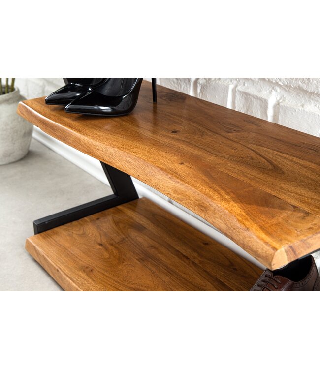 Invicta Interior Schoenenrek MAMMUT 75 cm, acaciahout, bruine honingkleurige afwerking - 47564