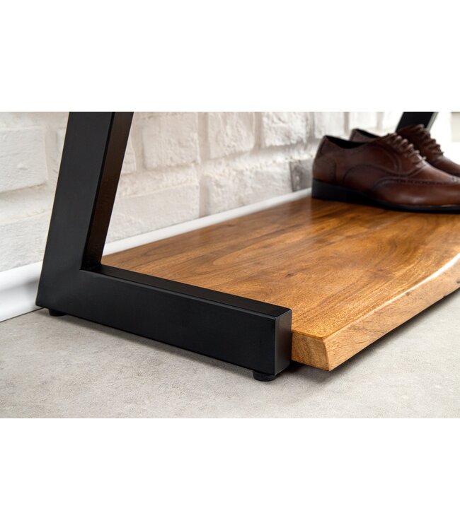 Invicta Interior Schoenenrek MAMMUT 75 cm, acaciahout, bruine honingkleurige afwerking - 47564