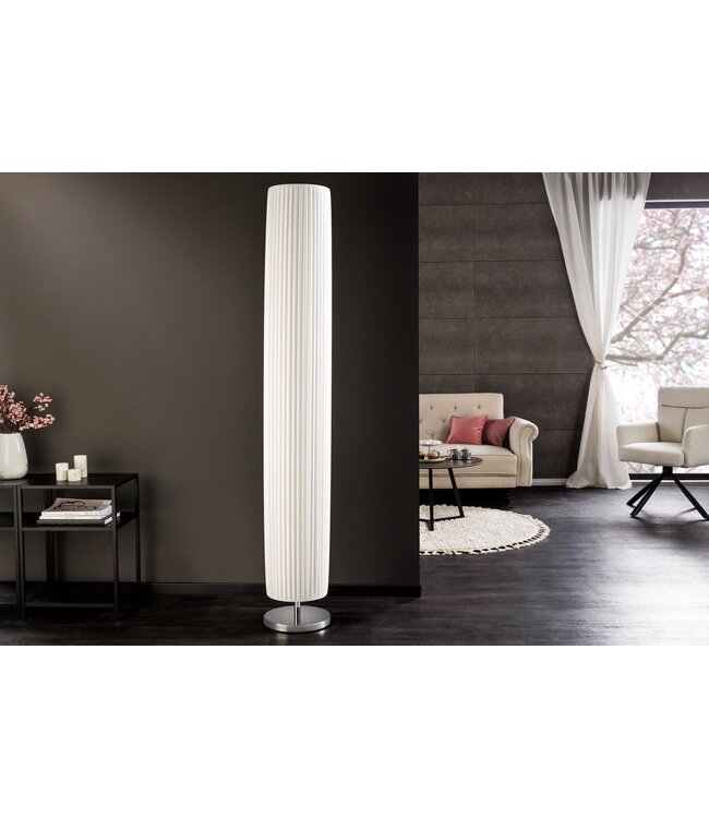 Invicta Interior Vloerlamp SALONE 195cm wit latex - 1591