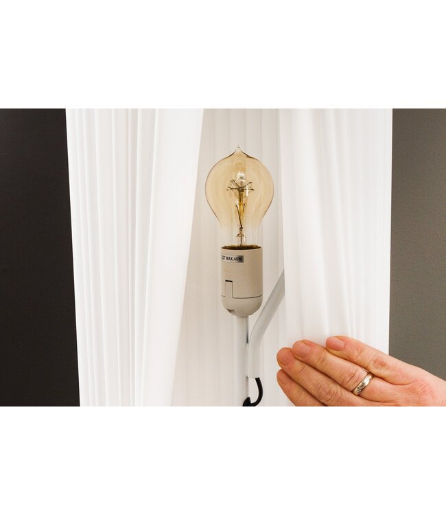 Invicta Interior Vloerlamp SALONE 195cm wit latex - 1591