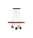 Invicta Interior Hanglamp LEVELS 115cm drijfhout zonder lampenkappen - 40693