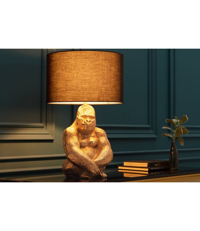 Invicta Interior Lamp GORILLA 60cm goud zonder lampenkap - 43193