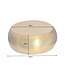 Invicta Interior Salontafel ORIENT 80 cm rond messing met hamerslageffect - 45663