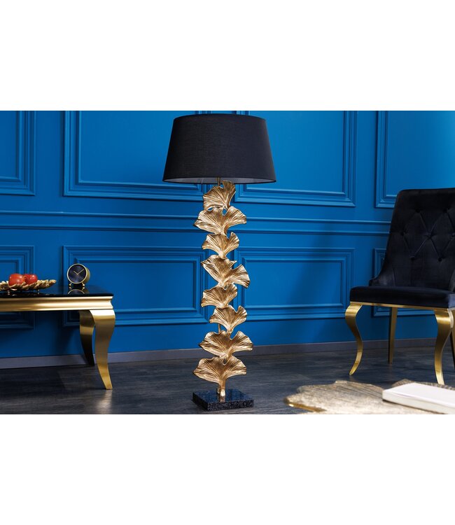 Invicta Interior Staande lamp GINKGO 95 cm goudkleurig zonder kap - 41696