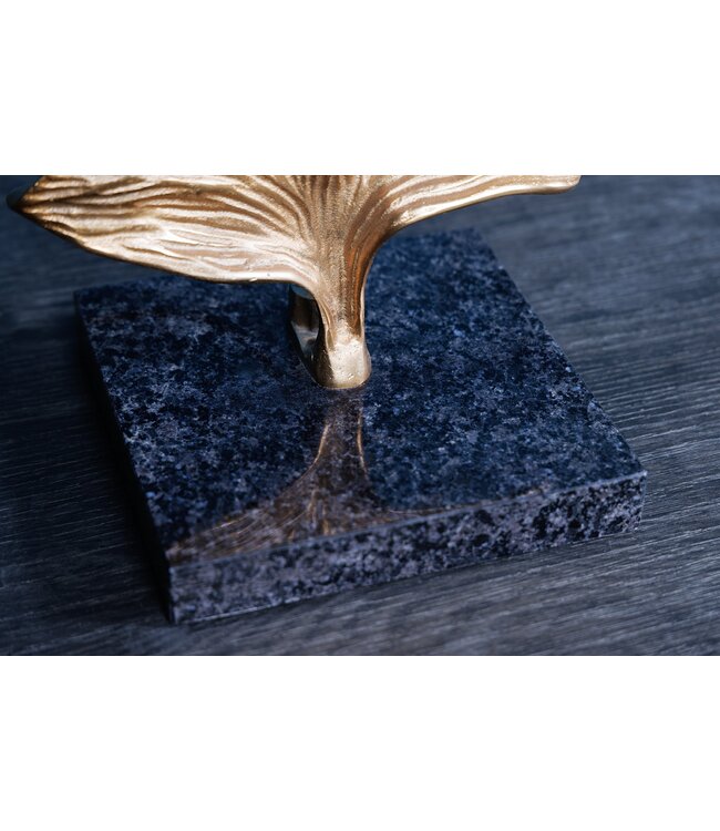 Invicta Interior Staande lamp GINKGO 95 cm goudkleurig zonder kap - 41696