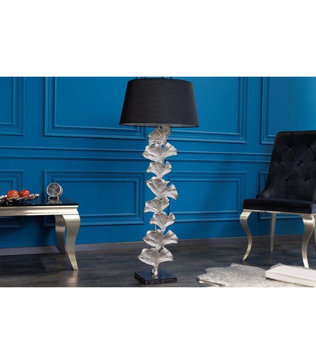 Invicta Interior Staande lamp GINKGO 95 cm zilver zonder kap - 41695