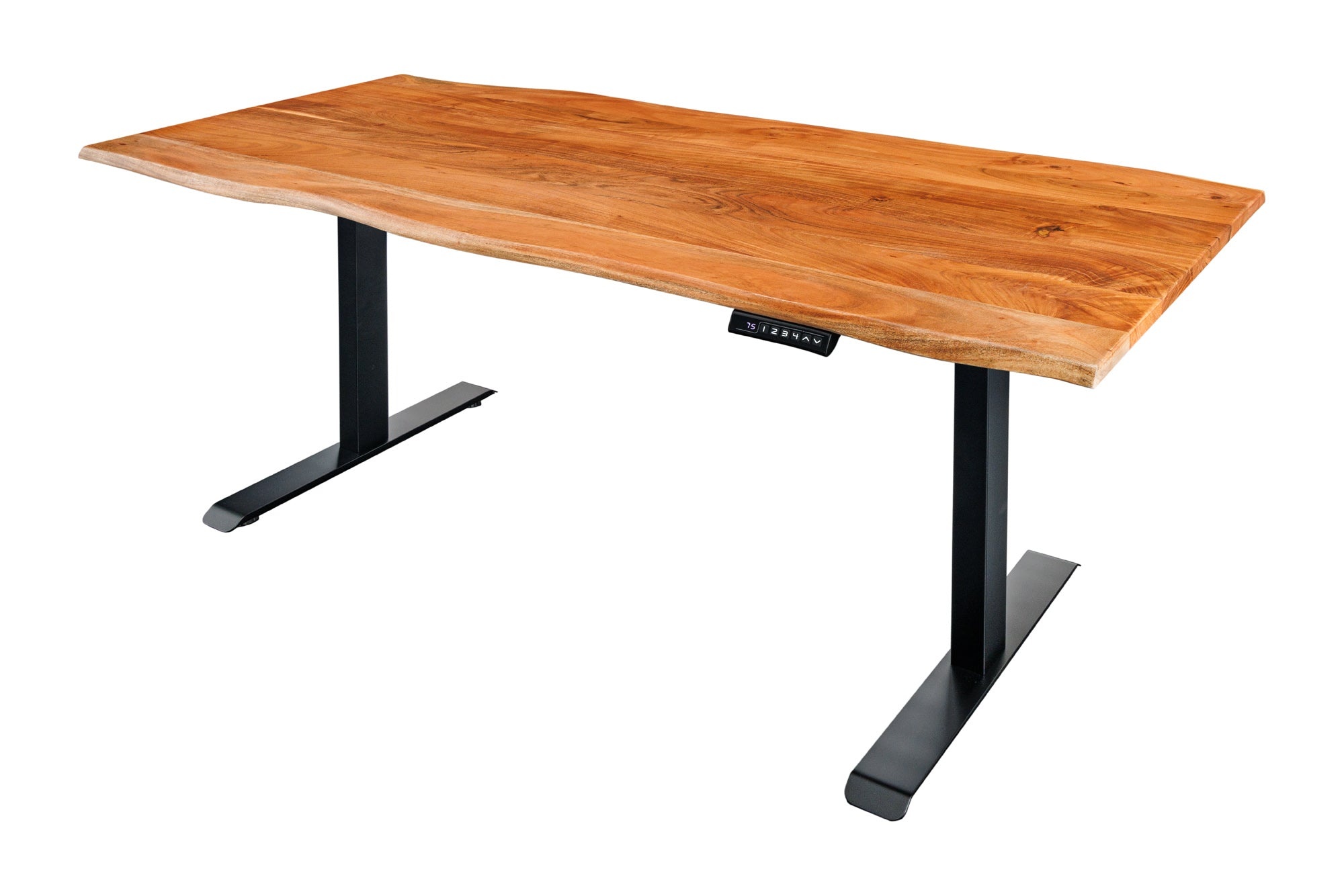 Bureau MAMMUT 140 cm tafelblad van acaciahout zonder poten - 43666