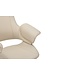 Invicta Interior Bureaustoel MANHATTAN 44-54 cm, draaibaar, kunstleer, crèmekleurig beige en eikenhout - 47717