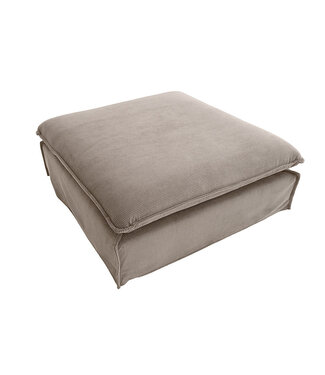 Invicta Interior Kruk HEAVEN 100 cm, afneembare hoes, snoer, grijsbeige - 46111