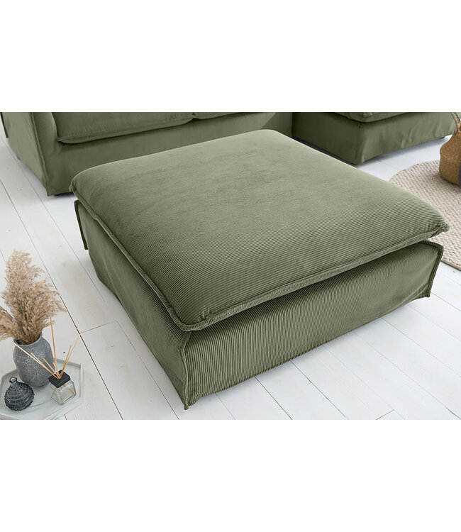 Invicta Interior Kruk HEAVEN 100 cm met afneembare hoes en groen koord - 46110