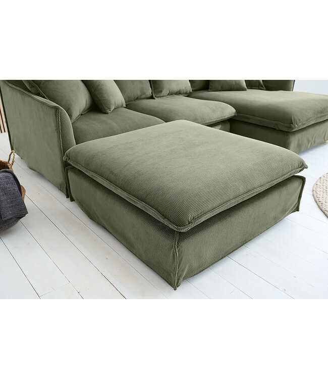 Invicta Interior Kruk HEAVEN 100 cm met afneembare hoes en groen koord - 46110