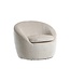 Invicta Interior Fauteuil ALPINE 360° draaibaar, met structuurstof, beige - 46862