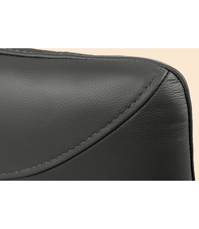 Invicta Interior Draaistoel SIGNATURE 360° met armleuningen, verende kern, zwart leer, draaibaar - 47469