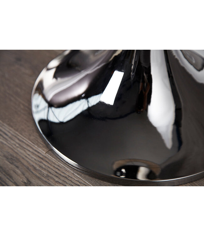 Invicta Interior Staande lamp LUCIE 160 cm met zwarte nylon kap in barokstijl - 20512