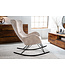 Invicta Interior Schommelstoel SCANDINAVIA SWING fluweel champagne - 43142