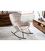 Invicta Interior Schommelstoel SCANDINAVIA SWING fluweel champagne - 43142